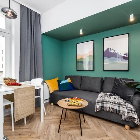 Gdansk Grunwaldzka Stylowa Kawalerka *