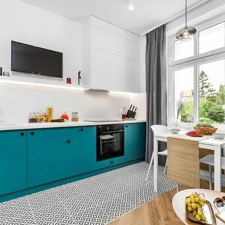 Apartmán Gdansk Grunwaldzka Stylowa Kawalerka *